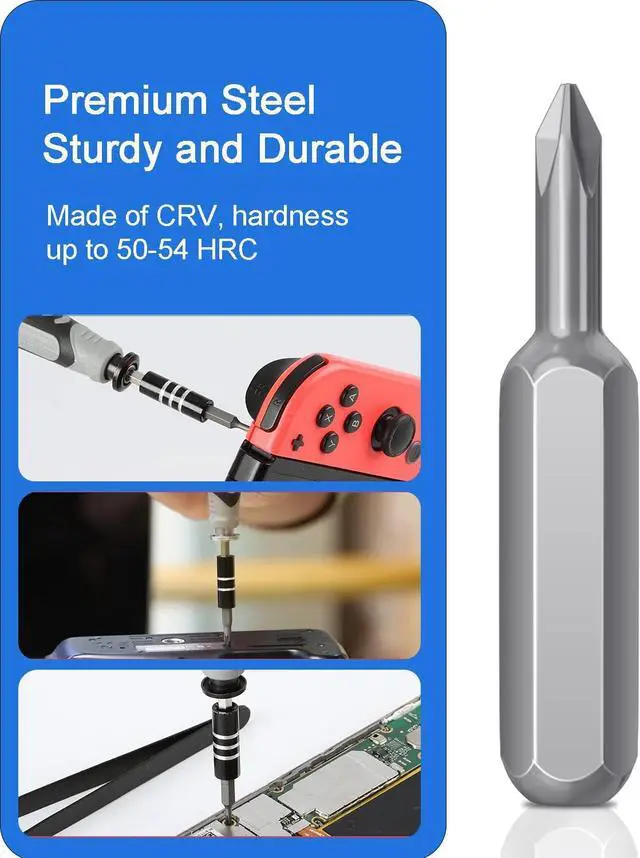 Alt view image 7 of 7 - Precision Screwdriver Set, 130 in 1 Electronics Magnetic Repair Tool Kit with Pry Tool Tweezer, Flat, Phillips, Pentalobe, Torx Star Screwdriver for Computer, Laptop, Cellphone
