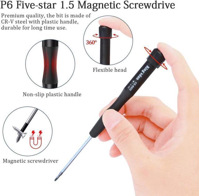 Alt view image 4 of 7 - Kingsdun 1.5mm Pentalobe P6 Screwdriver for MacBook Pro & Macbook Pro Retina/Air Battery/Trackpad/Air Keyboard/Air Assembly and iphone8/X/XR/12/13/13 pro