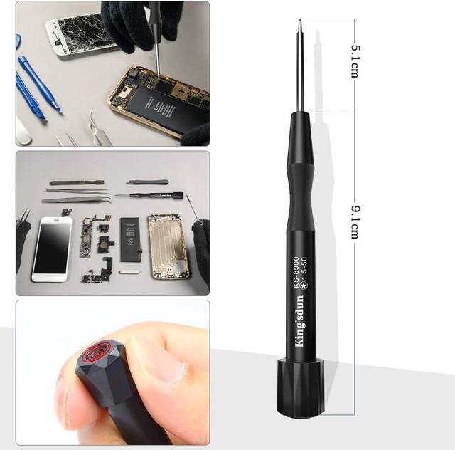 Alt view image 6 of 7 - Kingsdun 1.5mm Pentalobe P6 Screwdriver for MacBook Pro & Macbook Pro Retina/Air Battery/Trackpad/Air Keyboard/Air Assembly and iphone8/X/XR/12/13/13 pro