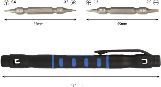 Alt view image 2 of 7 - Kingsdun 4 in 1 Repair Tool Kit for iPhone 7 with Y000 Tripoint Screwdriver, P2 Pentalobe & PH0000 Phillips Screwdriver for iPhone 6/7/7Plus, X/8/8 Plus, iPod and iWatch