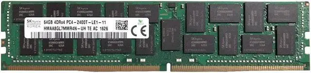 Main image of 64GB/4Gx4 DDR4 2400MHz ECC/REG Load Reduced CL 17 Server Memory Model HMAA8GL7MMR4N-UH