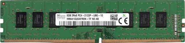 Main image of Hynix HMA41GU6AFR8N-TF 8GB DDR4-2133 2Rx8 Non-ECC UDIMM Server Memory