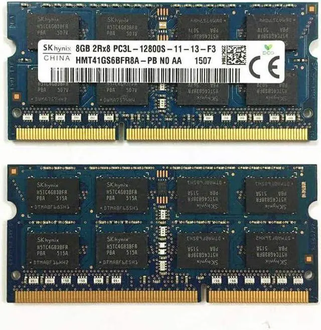 Alt view image 2 of 3 - OEM  8GB 2Rx8 PC3L -12800S RAM Memory HMT41GS6AFR8A-PB