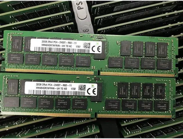 Alt view image 2 of 3 - HMA84GR7AFR4N-UH for  32G 32GB PC4-2400T 19200R RAM REG ECC Server Memory