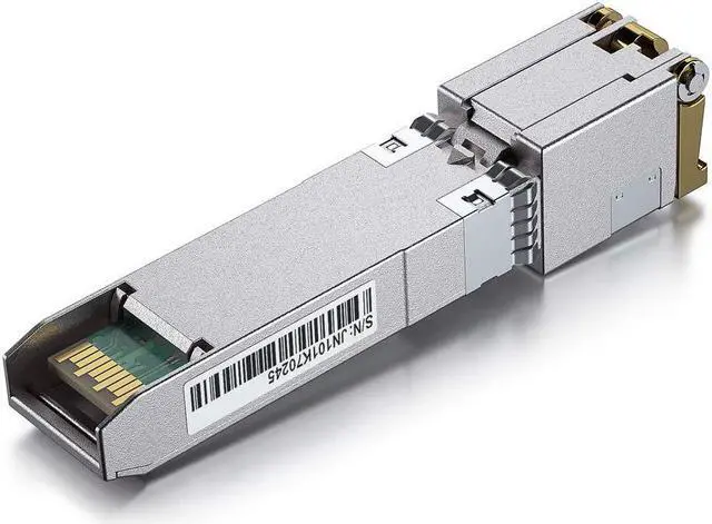Alt view image 4 of 5 - 1.25/2.5/5/10G-T SFP+ to RJ45 CAT.6a Copper Transceiver, Auto-Negotiation SFP+ Ethernet Module, up to 30-Meter, for  SFP-10G-T-S, Ubiquiti UniFi UF-RJ45-10G, Netgear AXM765 and More, Pack of 4