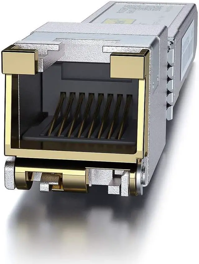 Alt view image 2 of 5 - 1.25/2.5/5/10G-T SFP+ to RJ45 CAT.6a Copper Transceiver, Auto-Negotiation SFP+ Ethernet Module, up to 30-Meter, for  SFP-10G-T-S, Ubiquiti UniFi UF-RJ45-10G, Netgear AXM765 and More, Pack of 4