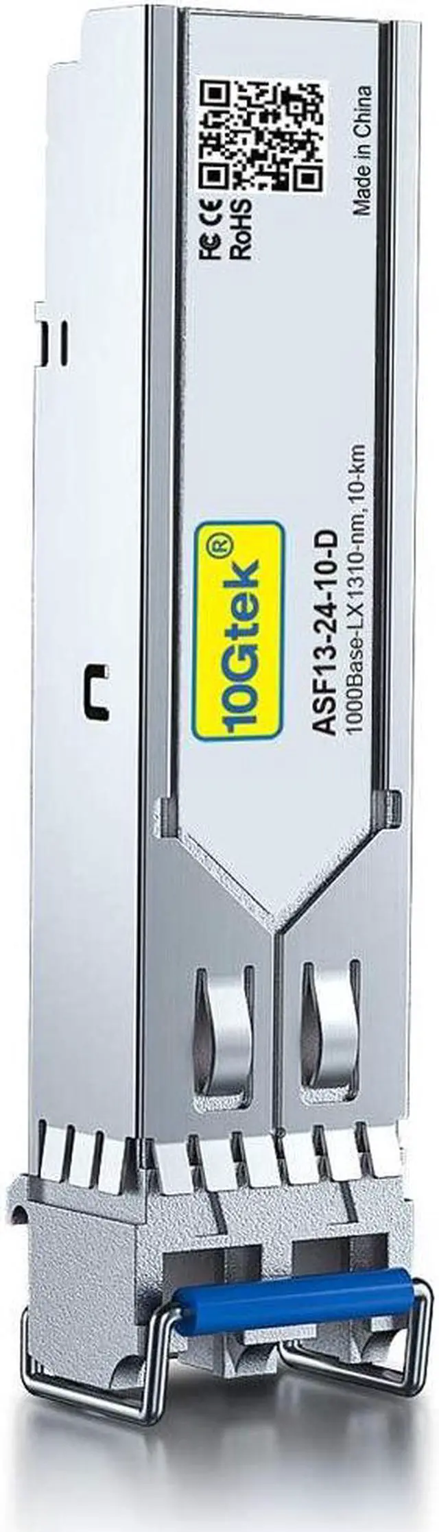 Alt view image 5 of 7 - 1.25G SFP Transceiver 1000Base-LX, 1310nm SMF, up to 10 km, Compatible with Netgear AGM732F, Pack of 2