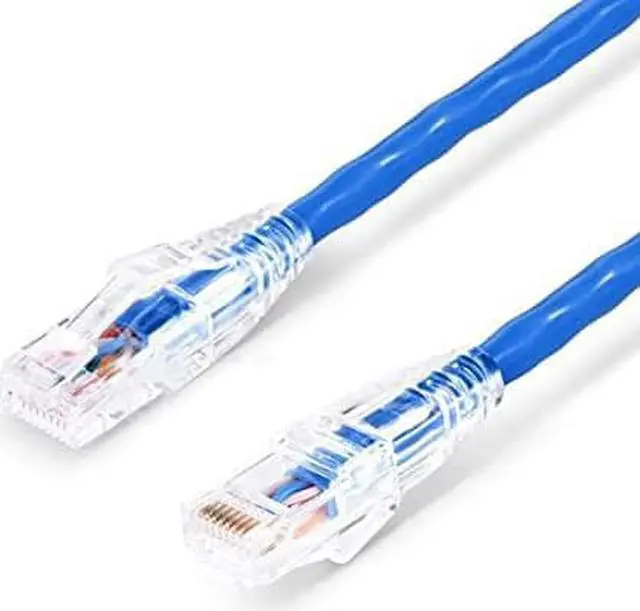 Alt view image 3 of 3 - Pack of 2 SFP to RJ45 1000BASE-T Copper Transceiver for  GLC-T/SFP-GE-T, Meraki, Ubiquiti UniFi, Fortinet and More, with a RJ45 Cat-6 Ethernet Patch Internet Cable - 8 Foot (2.5 Meters)