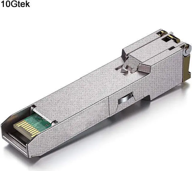 Alt view image 2 of 6 - 10Gtek 10/100/1000Base-T Copper SFP, Auto-Negotiation SFP to RJ45 Mini-GBIC Transceiver, for  GLC-T(10/100/1000)/SFP-GE-T(10/100/1000)