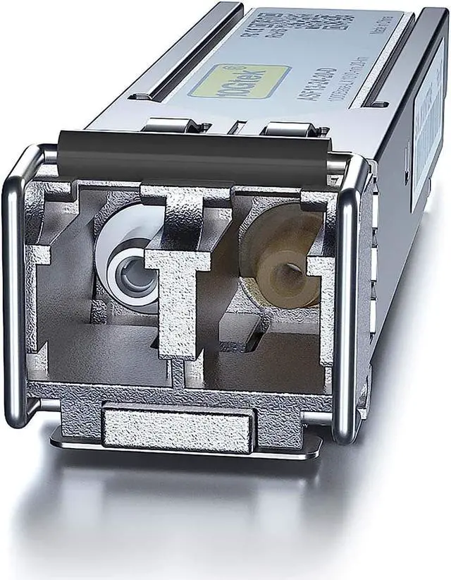 Alt view image 2 of 5 - Gigabit Multimode SFP 1000Base-SX Fiber Transceiver Module, 850nm MMF, up to 550M for  GLC-SX-MMD/SFP-GE-S, Meraki MA-SFP-1GB-SX, Ubiquiti UniFi UF-MM-1G, TP-Link TL-SM311LM, Pack of 10