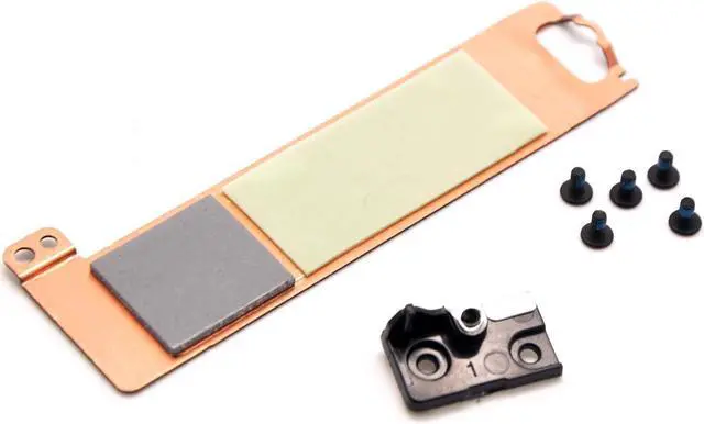 Alt view image 6 of 6 - M.2 SSD Heat Shield w/ Support Bracket 2FFR0 X3DN4 Replacement for Dell Latitude 5480 5590 5580 5490 5491 5591 5280 5290 Precision 3520 3530