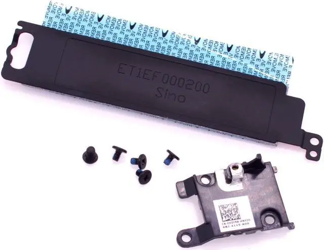 Alt view image 3 of 7 - 2280 M.2 SSD Heatsink Cover 1X2MT 01X2MT w/HDD End Mounting Bracket X3YR8 0X3YR8 for Dell Latitude E5470 E5570 E5270 5470 5570 Precision M3510