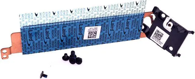 Alt view image 7 of 7 - 2280 M.2 SSD Heatsink Cover 1X2MT 01X2MT w/HDD End Mounting Bracket X3YR8 0X3YR8 for Dell Latitude E5470 E5570 E5270 5470 5570 Precision M3510