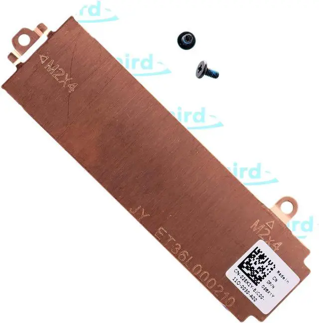 Alt view image 2 of 6 - Slot 2/Slot 1 M.2 2280 SSD Heatsink Cover Thermal Pad 29GT8 26X1Y 026X1Y for Dell G15 5510 5511 5515 Alienware M15 R5 M15 R6