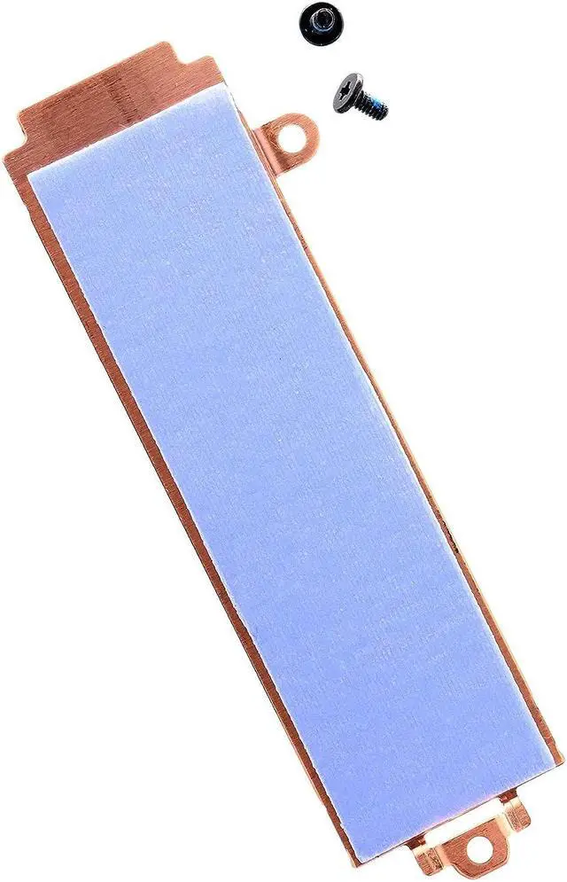 Alt view image 3 of 6 - Slot 2/Slot 1 M.2 2280 SSD Heatsink Cover Thermal Pad 29GT8 26X1Y 026X1Y for Dell G15 5510 5511 5515 Alienware M15 R5 M15 R6