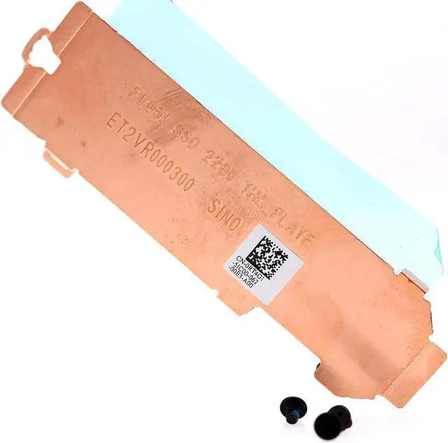 Main image of 2nd Second 2280 M.2 SSD Heatsink Hard Drive Cover Thermal Shield for Dell Alienware M15 R3 R4 M17 R3 R4 ET2VR000300 RT4G1 0RT4G1