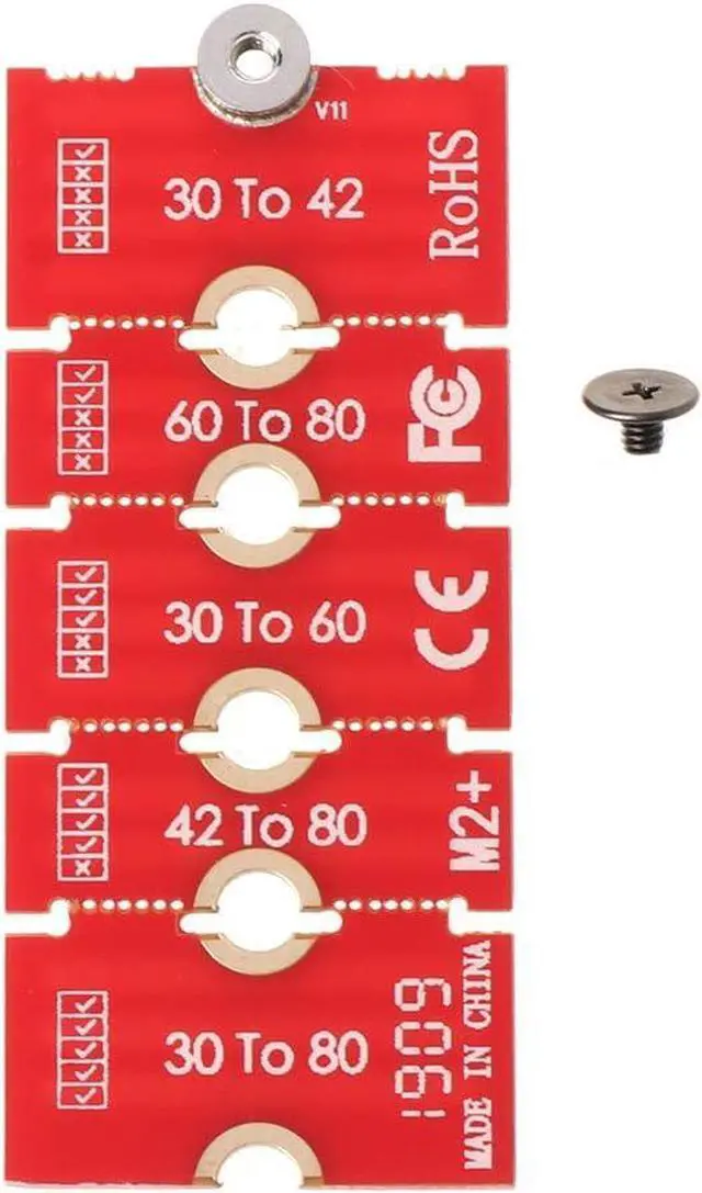 Alt view image 2 of 7 - RingBuu - Extended Bracket, M2 M2PLUS NGFF NVME M.2 Extended Transfer 2230, 2242, 2260, 2280 Aircraft M2 Change Long Size NVME NGFF M.2 U.2 M3 M.3 SSD