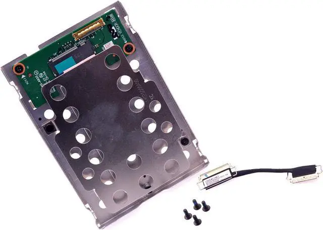 Alt view image 3 of 6 - PCIe SSD NVME M.2 to 2.5" Adapter Hard Drive Caddy Bracket Tray with SATA HDD Cable for Lenovo ThinkPad T480 T470P T470 A475 A485 CT470 NS-A933