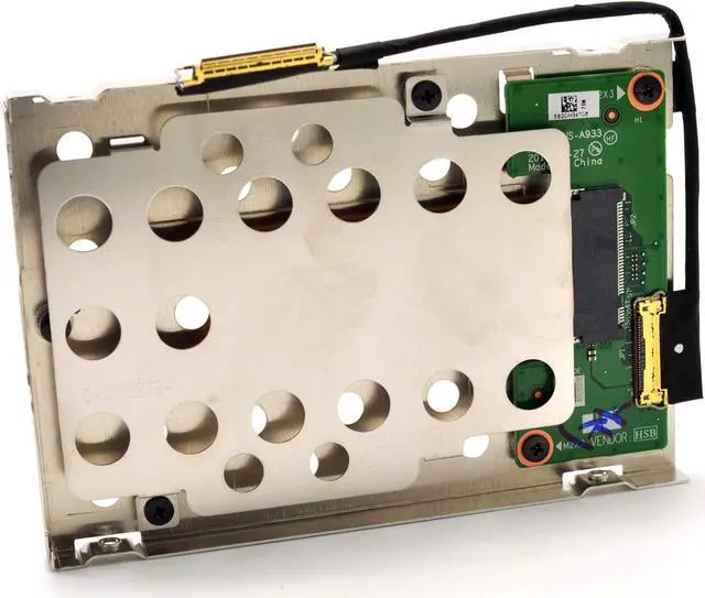 Alt view image 4 of 6 - NVME M.2 PCIe SSD to 2.5 inch Hard Drive Caddy Bracket Tray with SATA HDD Cable for Lenovo ThinkPad X270 CT470 NS-A933 (Long Cable)