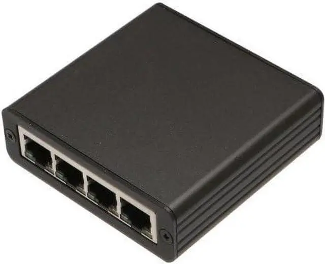 Alt view image 2 of 7 - Syba 4 Port RJ45 Gigabit USB 3.0 Network Adapter NIC RTL8153 RealTek SY-HUB24047, Black