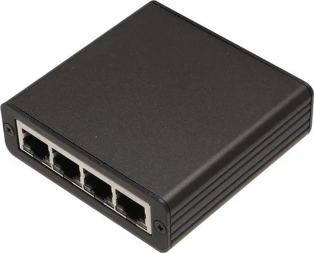 Alt view image 4 of 7 - Syba 4 Port RJ45 Gigabit USB 3.0 Network Adapter NIC RTL8153 RealTek SY-HUB24047, Black