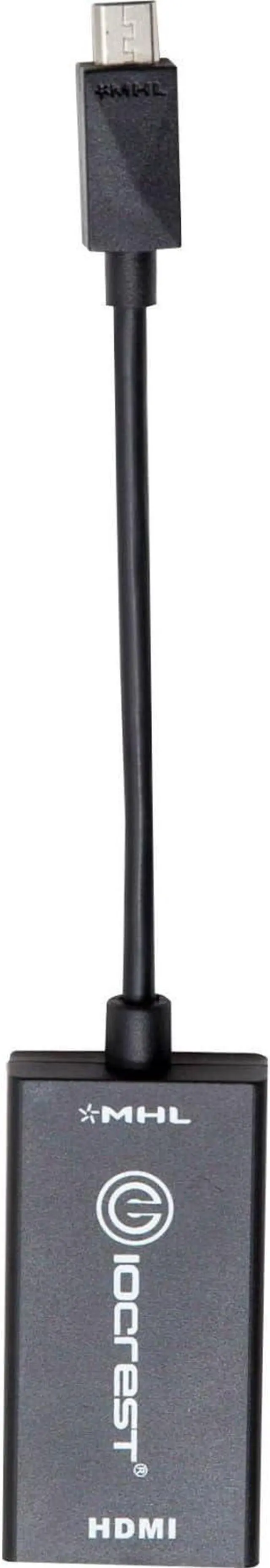 Main image of IO Crest SY-ADA34002 Mobile High Definition to HDTV HDMI Adapter Cable Display Smartphone Contents