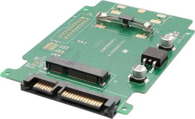 Alt view image 5 of 7 - Syba Mini-SATA mSATA 50 mm SSD Connector to SATA III 2.5 Converter Adapter (SY-ADA40050)