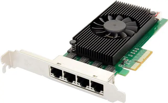Main image of Quad 2.5 Gigabit Ethernet PCI-E Network Expansion Card RJ45 LAN Adapter Low Profile Bracket SY-PEX24086