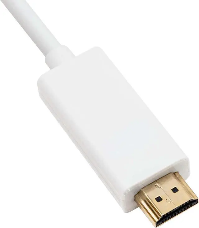 Alt view image 4 of 7 - Syba Mini Displayport 1.2 to HDMI 1.4 Cable, 9' - SY-CAB33020