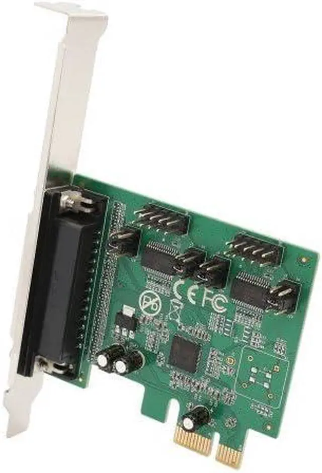 Alt view image 2 of 7 - IO Crest 2 Port Parallel 1 Por Serial PCIe x1 Card, PCI Express to DB25 and DB9 with Low Bracket, Support SPP / PS2 / EPP/ECP Modes RS232 / RS485 / RS422 and Centronics Interface SI-PEX50103