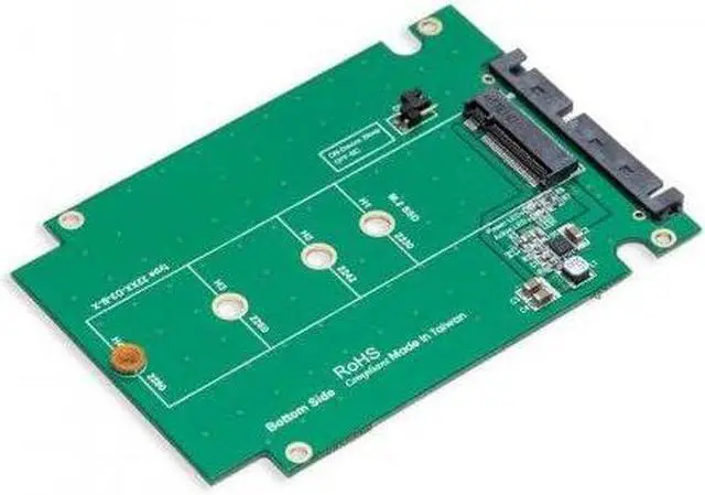 Main image of 2.5" SATA III to M.2 B-Key SATA SSD 2230 2242 2260 2280 2.5" Adapter Aluminum Enclosure SY-ADA40092