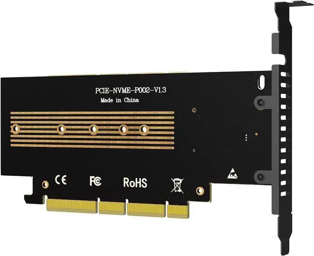 Alt view image 4 of 6 - JEYI PCIe 4.0 x4 Adapter for NGSFF NF1 M.3 NVMe 110mm SSD - PCI Express 4.0 4-Lane Host Adapter