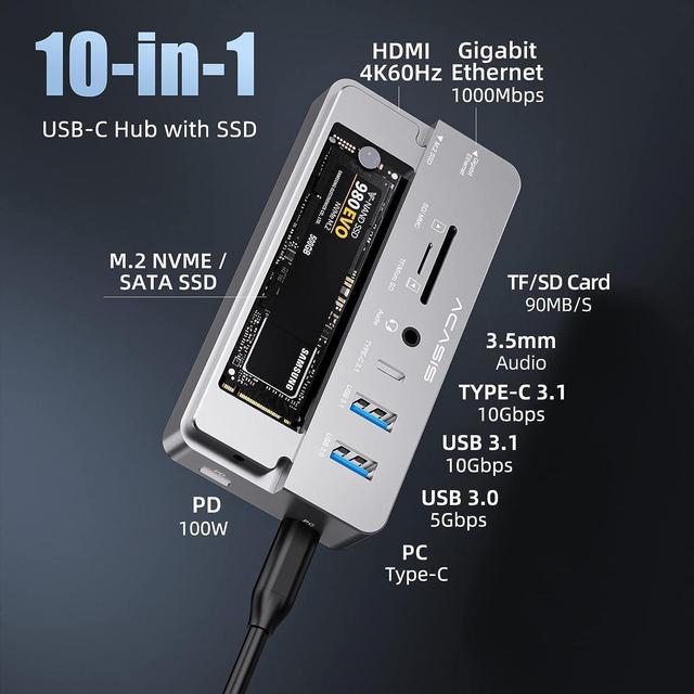 Acasis AC HS710 10 Ports Multi USB 3.0 Hub at Rs 8999/piece