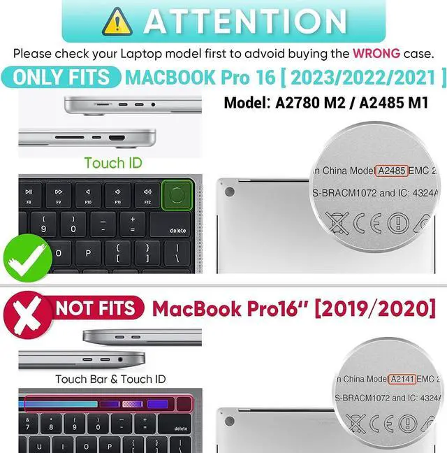 Alt view image 2 of 7 - MacBook Pro 16 inch Case 2023/2022/2021 (Model: A2780 A2485), M2 / M1 Pro/Max Chip, Shock Resistant Laptop Hard Shell Case with Foldable Stand/Mouse Pad for MacBook Pro 16", Grey