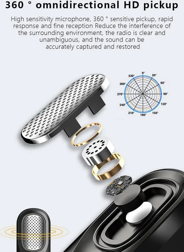 Alt view image 5 of 6 - Wireless Lavalier Microphone, Recording Microphone with Charging Case for iPhone/iPad Plug & Play Lapel Clip-on Mini Mic for Live Stream, YouTube, TikTok, Facebook,Noise Reduction Auto-Sync