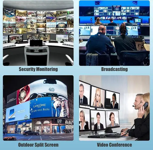 Alt view image 6 of 7 - HDMI Extender 164ft/50m, Extend 1080P@60Hz Signal by Cat5e/6/7 Cable, Transmit Audio Video Sync, Support 3D,EDID, POC