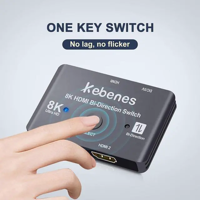 Alt view image 3 of 7 - Steetek USB 2.0 Kvm Switch Dual Monitor HDMI 2 Port, Kvm Switch 4K@60Hz 2 Computers Share 2 Monitors and 1 Set Keyboard Mouse, HDMI Kvm Switch Dual Display, Button Switch with 2 USB and 4 HDMI Cable