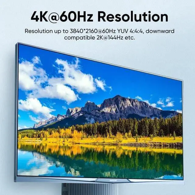 Alt view image 3 of 7 - Dual Monitors KVM Switch 2 Port 4K@60Hz, HDMI KVM Switch 2 Monitors 2 Computers with 3 USB 2.0 Hub, Share Keyboard Mouse Printer, Button Switch & Adaptive EDID