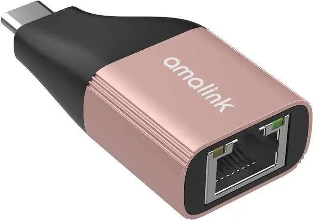 Main image of AMALINK USB C to ethernet adpter, 10/100/1000 for MacBook Pro, MacBook Air, iPad Pro, Pixelbook, XPS, Galaxy, and More (USB C to Ethernet 10/100/1000MB/S)