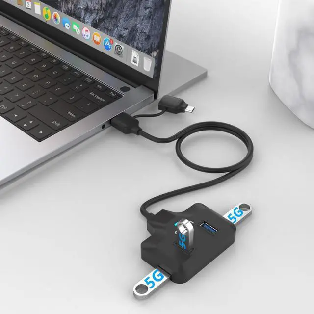 Main image of Onten USB 3.0 USB C HUB, USB-A to USB-A Adapter, USB-C to USB-A Adapter