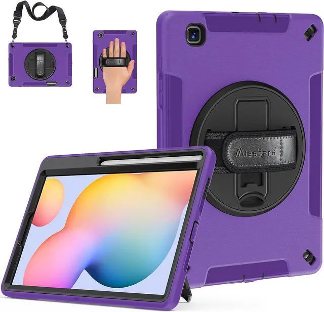 Main image of Case for Galaxy Tab S9, Military Grade Heavy Duty Shockproof Case with Hand/Shoulder Strap Rotating Kickstand for Samsung Galaxy Tab S9 11 Inch 2023, Black