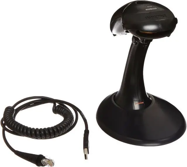 Main image of Voyager MS9520 General Duty Single-Line Barcode Scanner With USB Cable and Stand