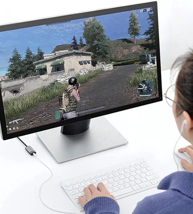 Alt view image 4 of 7 - USB Sound Card, VENTION 3.5mm Sound Card External USB Audio Adapter Compatible with pc Windows 10, MAC, Linux, Laptops, Desktops, PS5