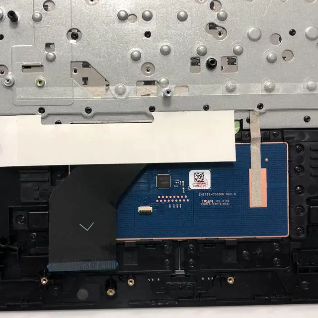 Alt view image 6 of 7 - Replacement for HP Pavilion17BY 17-by 17CA 17-CA Laptop Upper Case Palmrest Non-Backlit Keyboard Touchpad Assembly Part L22751-001 6070B1308101