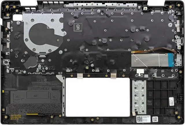 Alt view image 2 of 7 - Replacement Laptop Upper Case Palmrest Backlit Keyboard Assembly Part for Dell Latitude 14 3420 E3420 04PX9K 4PX9K Black