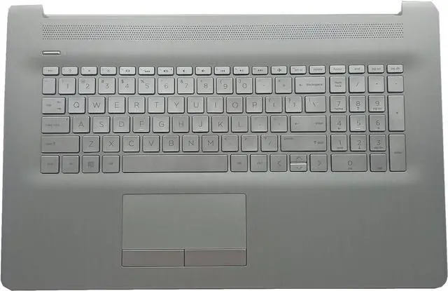 Main image of Replacement for HP 17BY 17-by 17CA 17-CA Laptop Upper Case Palmrest Backlit Keyboard Touchpad Assembly Part with ODD L92783-001 6070B1308113 Top Cover Sliver 2020 Year