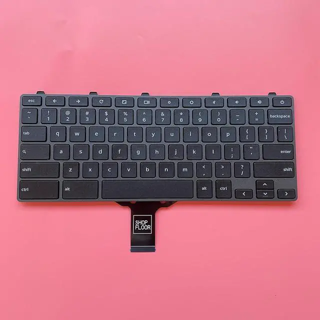 Alt view image 6 of 7 - Replacement Laptop Keyboard for Dell Chromebook 11 3100 5190 US 00D2DT 0D2DT 0H06WJ H06WJ US - OEM