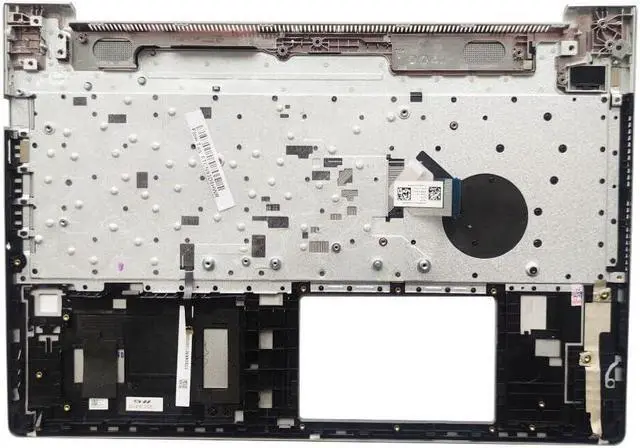 Alt view image 2 of 5 - Replacement Laptop Upper Case Palmrest Backlit Keyboard Assembly Part for HP ProBook 450 G6 450 G7 L45090-001 Sliver - OEM