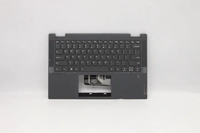 Alt view image 5 of 7 - Replacement Laptop Upper Case Palmrest Backlit Keyboard Assembly Part for Lenovo Flex 5-14IIL05 ARE05 ITL05 5CB0Y85490 Gray