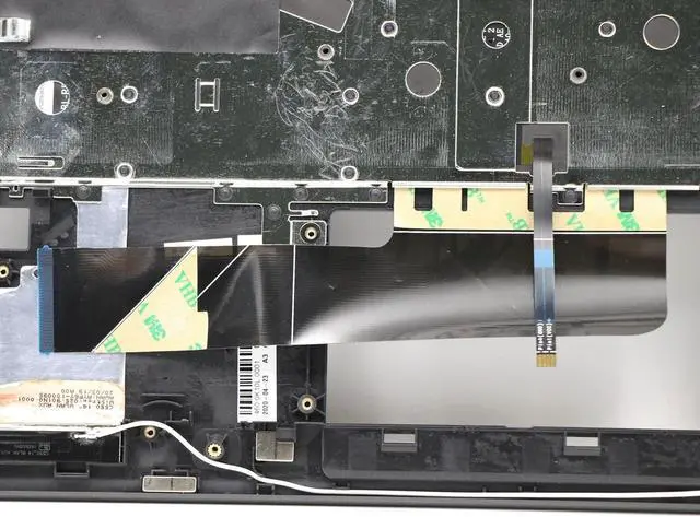 Alt view image 7 of 7 - Replacement Laptop Upper Case Palmrest Backlit Keyboard Assembly Part for Lenovo Flex 5-14IIL05 ARE05 ITL05 5CB0Y85490 Gray